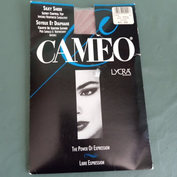 Cameo Panty Hose Stocking 70's Tall Pale Incense Vintage Pantyhose Hosiery - Picture 6 of 10